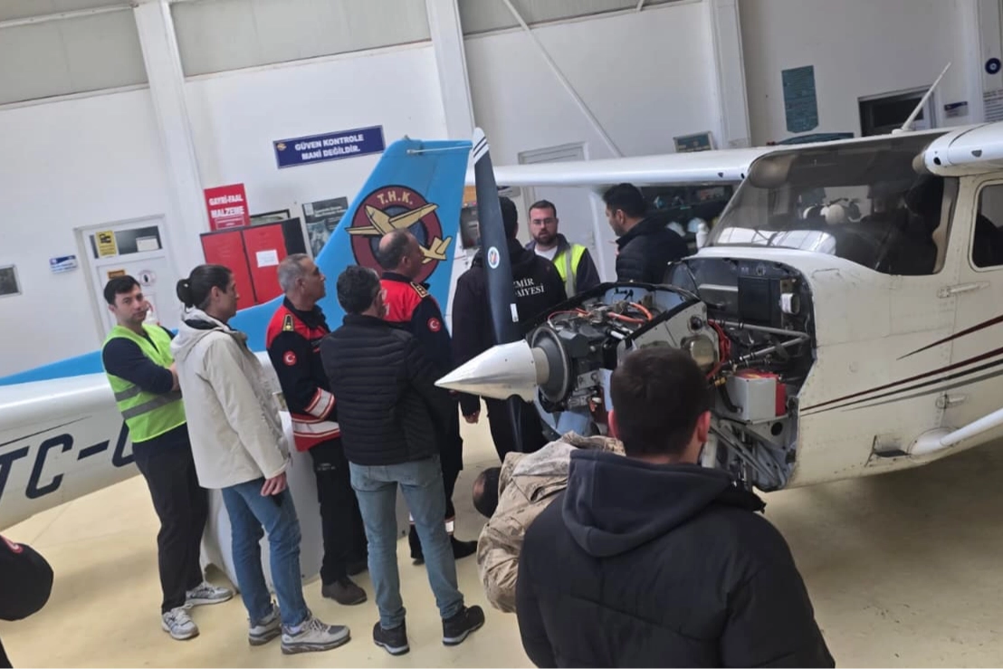 İzmir İtfaiyesi&rsquo;nden hava kazalarına &ouml;zel eğitim