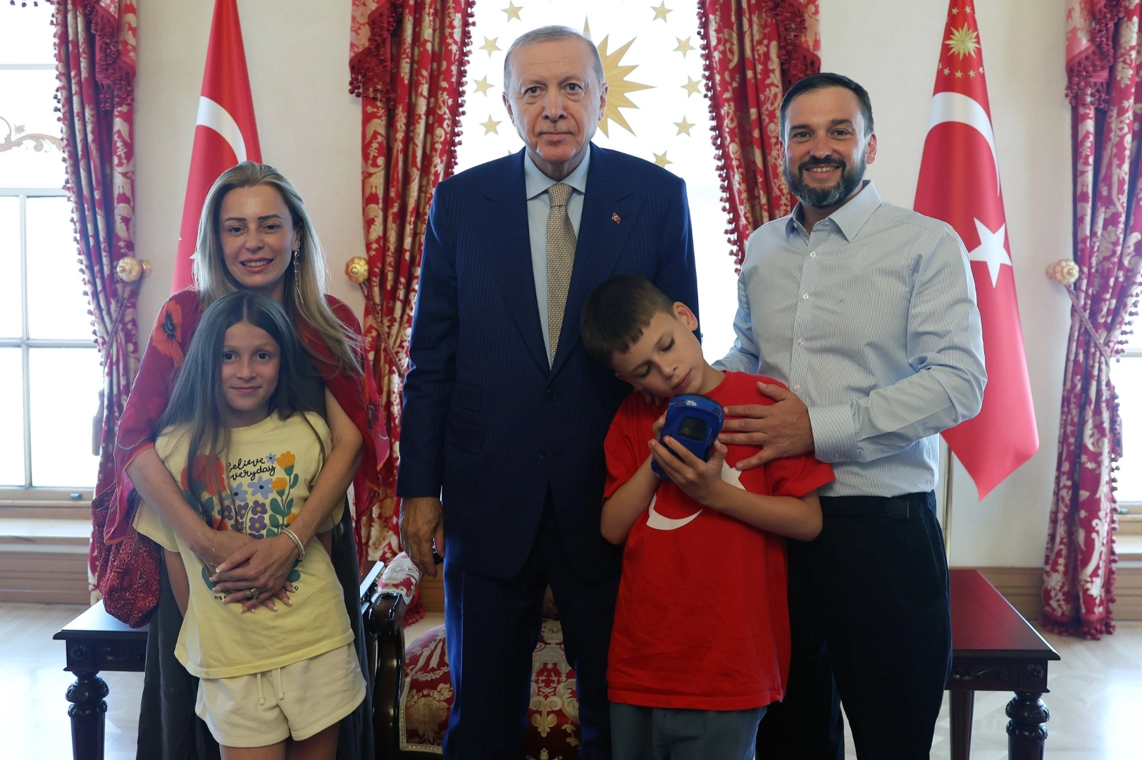 Cumhurbaşkanı Erdoğan "Cake Not Hate" mimarı Joshua Harris'i ağırladı