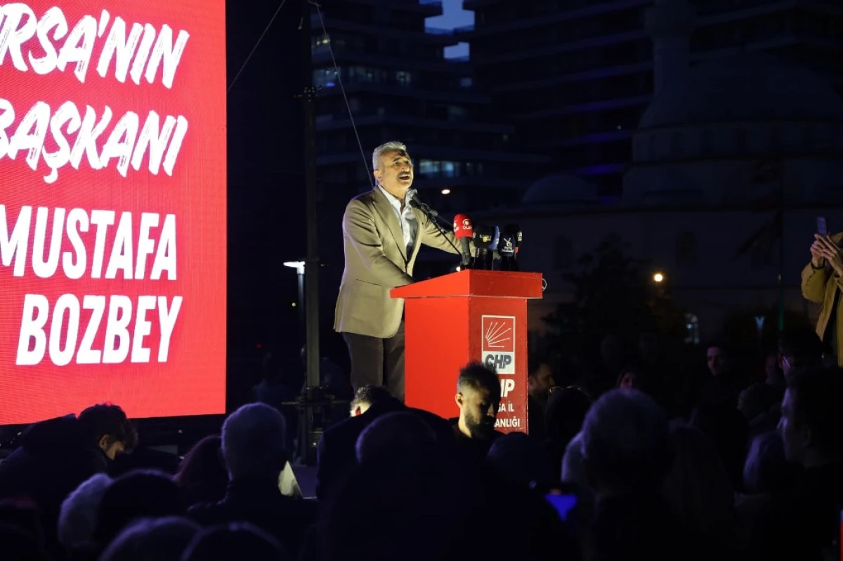 Bozbey'den Bursalılara mektup: &Ouml;zg&uuml;r g&uuml;nlerde, Bursa&rsquo;nın sokaklarında yeniden bir arada olacağız