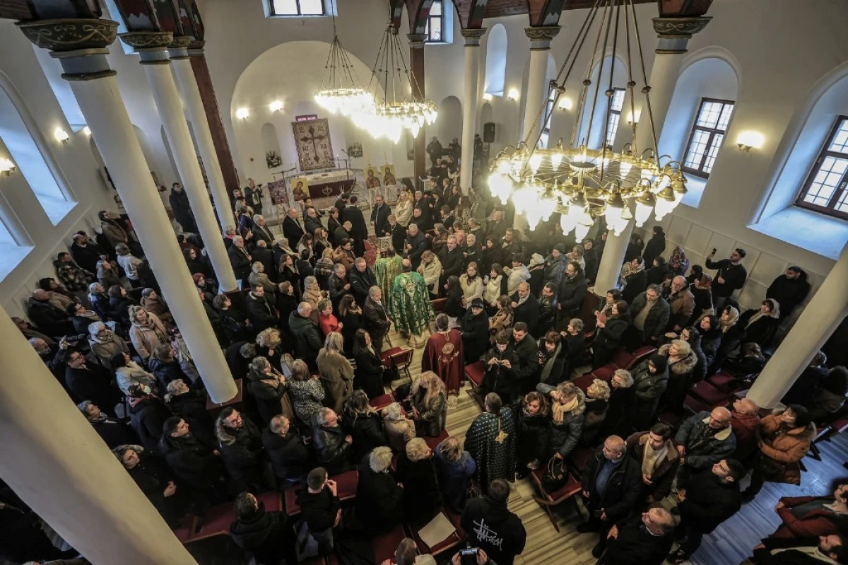 Ortodoksların &ldquo;Vaftiz G&uuml;n&uuml;&rdquo; Mudanya Trilye&rsquo;de kutlandı.