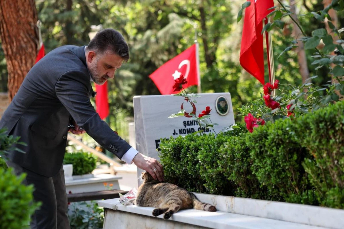 Şahin Biba&rsquo;dan şehitlik ve esnaf ziyareti
