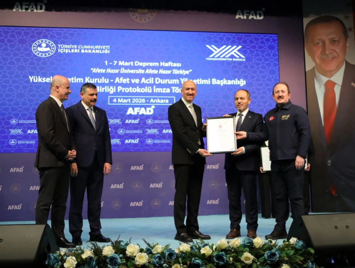 Y&Ouml;K ile AFAD arasında afete hazırlık protokol&uuml; imzalandı